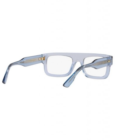 Men's Rectangle Eyeglasses GC00183052-X Blue $116.15 Mens