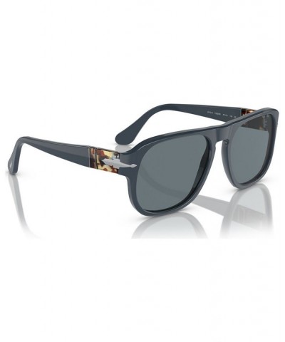 Unisex Polarized Sunglasses 0PO3310S11893R57W 57 Dusty Blue $106.65 Unisex