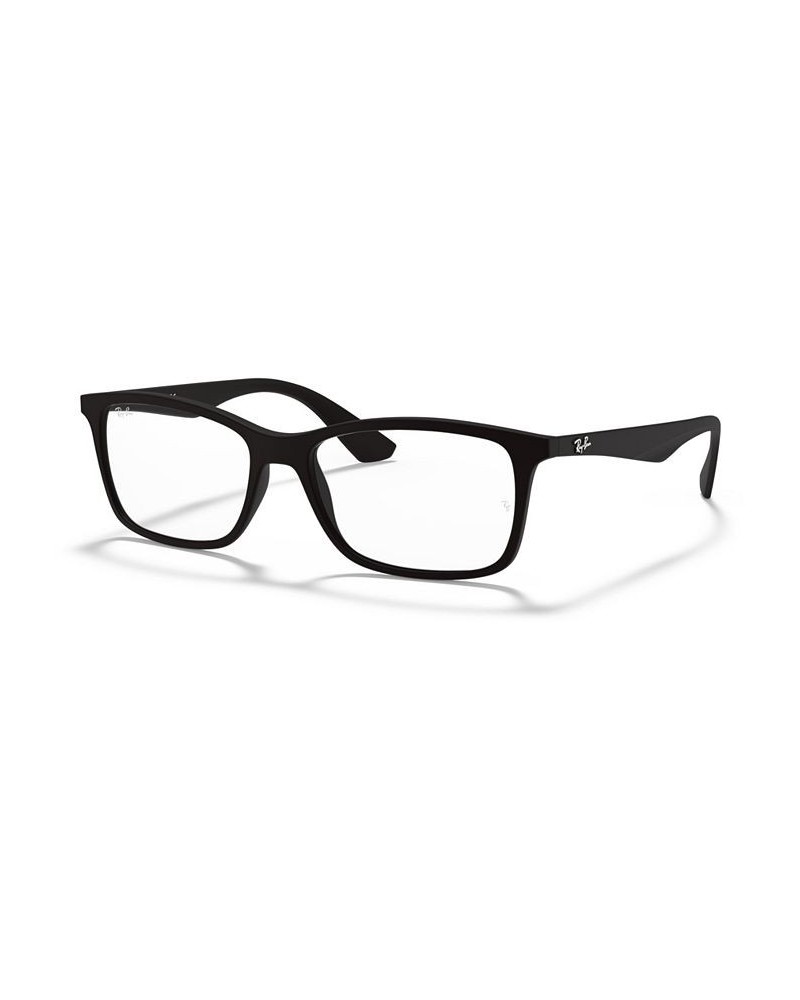 RX7047 Unisex Square Eyeglasses Matte Blac $20.02 Unisex