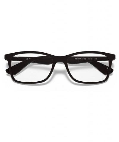 RX7047 Unisex Square Eyeglasses Matte Blac $20.02 Unisex