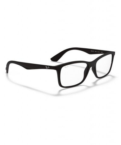 RX7047 Unisex Square Eyeglasses Matte Blac $20.02 Unisex