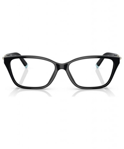 Women's Rectangle Eyeglasses TF222953-O Black $59.76 Womens