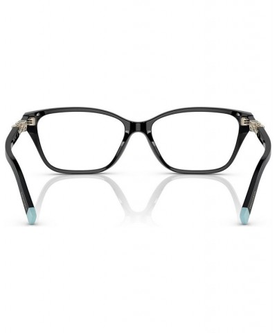 Women's Rectangle Eyeglasses TF222953-O Black $59.76 Womens