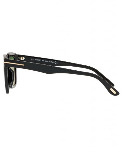 Sunglasses FT0646 53 BLACK SHINY / GREEN $59.25 Unisex