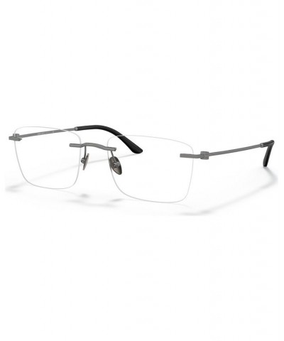 Men's Rectangle Eyeglasses AR5124 Matte Gunmetal $70.62 Mens