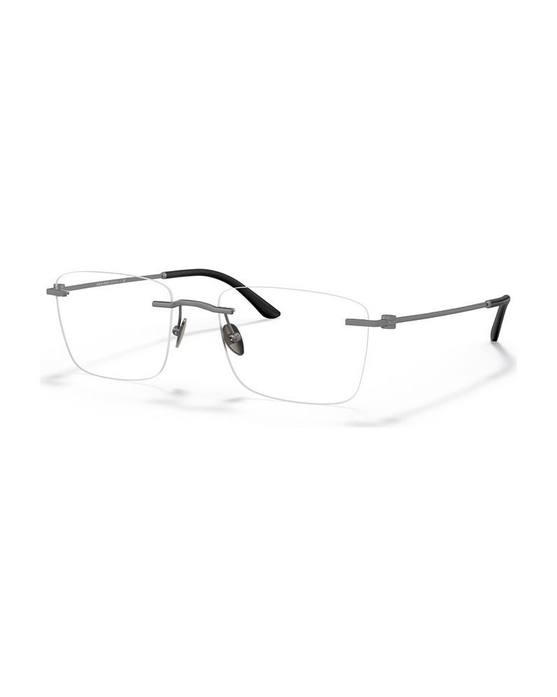 Men's Rectangle Eyeglasses AR5124 Matte Gunmetal $70.62 Mens