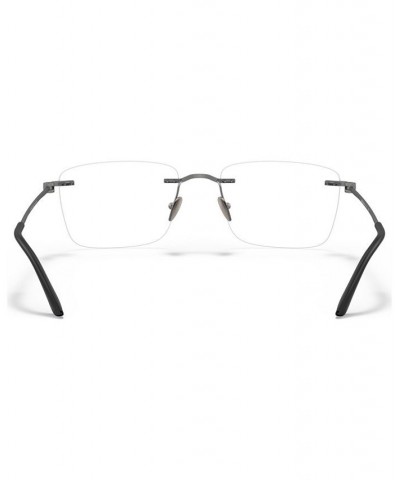 Men's Rectangle Eyeglasses AR5124 Matte Gunmetal $70.62 Mens