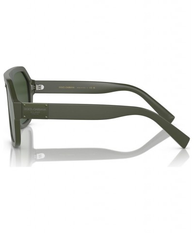 Men's Sunglasses DG4433 Matte Dark Green $96.72 Mens