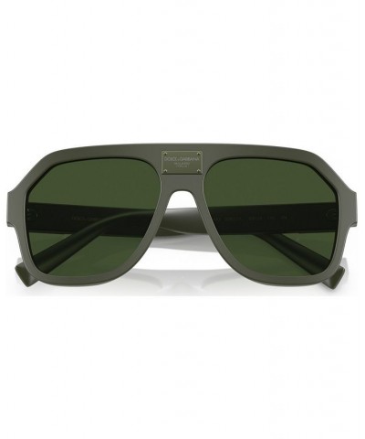 Men's Sunglasses DG4433 Matte Dark Green $96.72 Mens