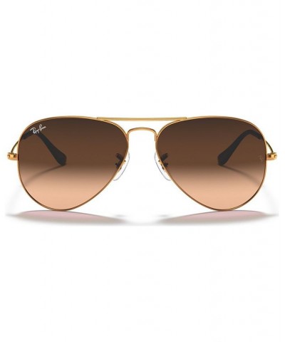 Sunglasses RB3025 AVIATOR GRADIENT GOLD/GREY GRADIENT $51.62 Unisex