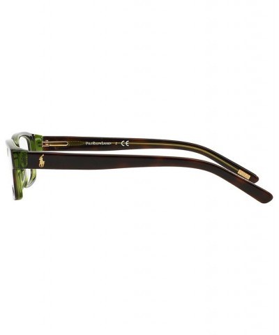 Polo Prep PP8518 Men's Rectangle Eyeglasses Black $16.32 Mens