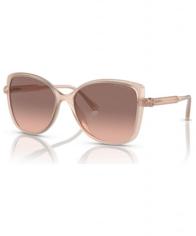 Women's Malta Sunglasses MK2181U57-Y 57 Milky Pink $22.77 Womens