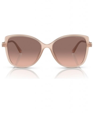 Women's Malta Sunglasses MK2181U57-Y 57 Milky Pink $22.77 Womens