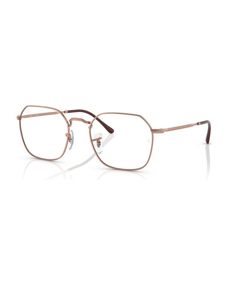 Unisex Irregular Eyeglasses RX3694V51-O Rose Gold-Tone $37.59 Unisex