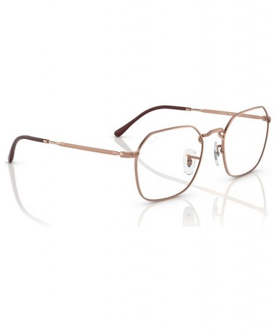 Unisex Irregular Eyeglasses RX3694V51-O Rose Gold-Tone $37.59 Unisex