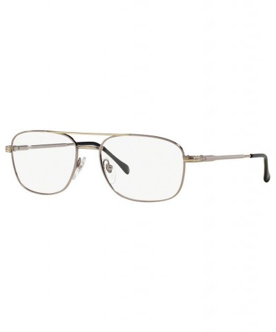 SF2152 Men's Square Eyeglasses Gold Silve $28.77 Mens