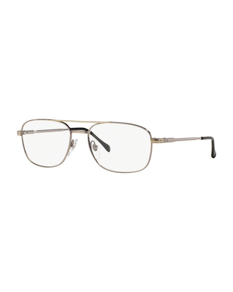 SF2152 Men's Square Eyeglasses Gold Silve $28.77 Mens