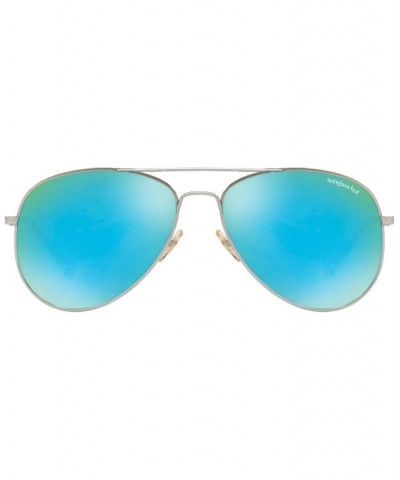 Sunglasses HU1001 59 GUNMETAL/GREEN MIRROR $14.85 Unisex