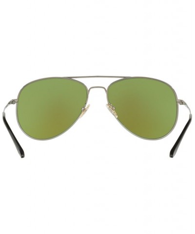 Sunglasses HU1001 59 GUNMETAL/GREEN MIRROR $14.85 Unisex