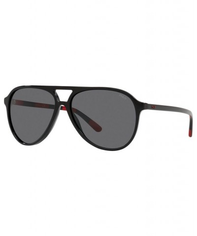 Men's Sunglasses PH4173 59 SHINY BLACK/GREY $23.38 Mens