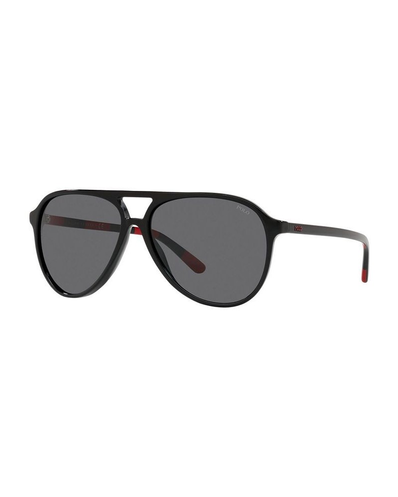 Men's Sunglasses PH4173 59 SHINY BLACK/GREY $23.38 Mens