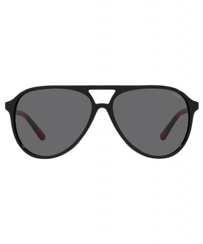 Men's Sunglasses PH4173 59 SHINY BLACK/GREY $23.38 Mens