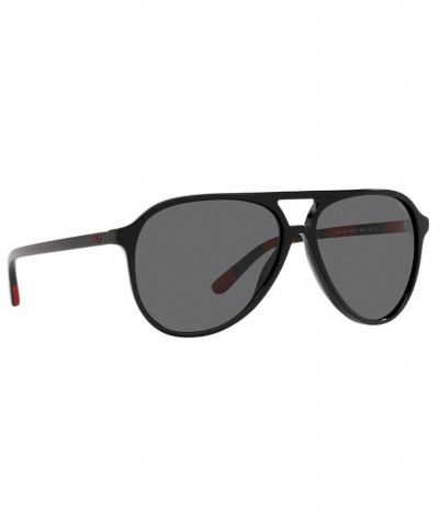 Men's Sunglasses PH4173 59 SHINY BLACK/GREY $23.38 Mens