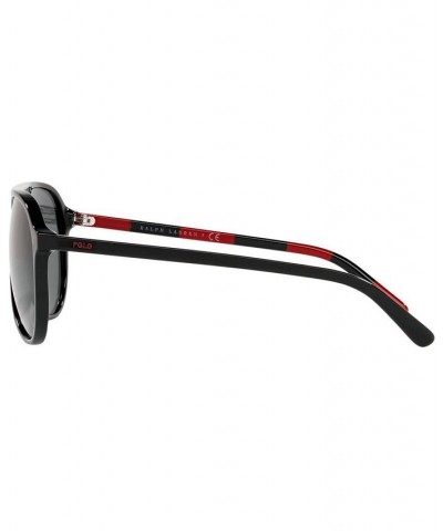 Men's Sunglasses PH4173 59 SHINY BLACK/GREY $23.38 Mens