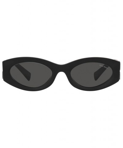 Women's Sunglasses Mu 11Ws 54 Matte Black $79.50 Womens