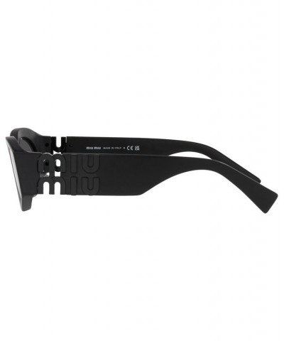 Women's Sunglasses Mu 11Ws 54 Matte Black $79.50 Womens