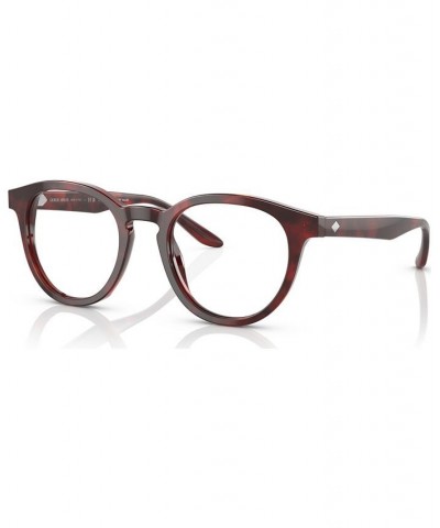 Men's Phantos Eyeglasses AR722750-O Striped Brown $52.65 Mens