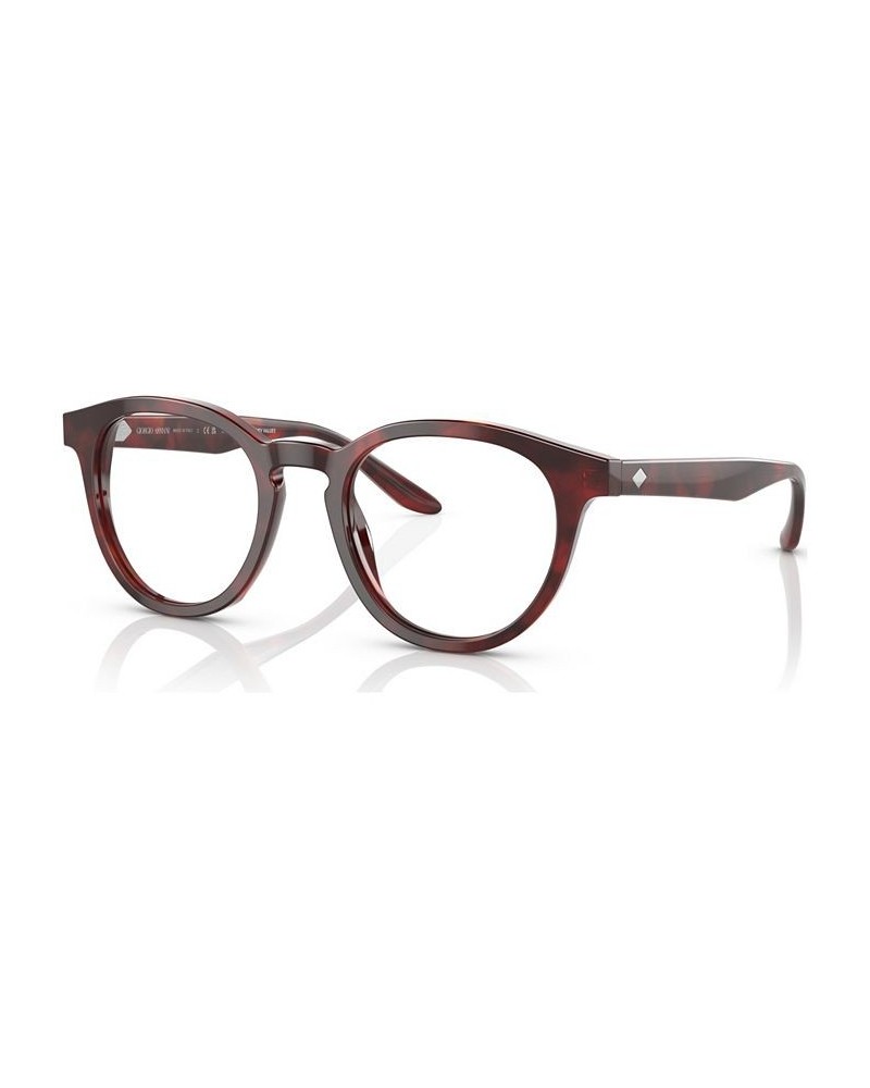 Men's Phantos Eyeglasses AR722750-O Striped Brown $52.65 Mens