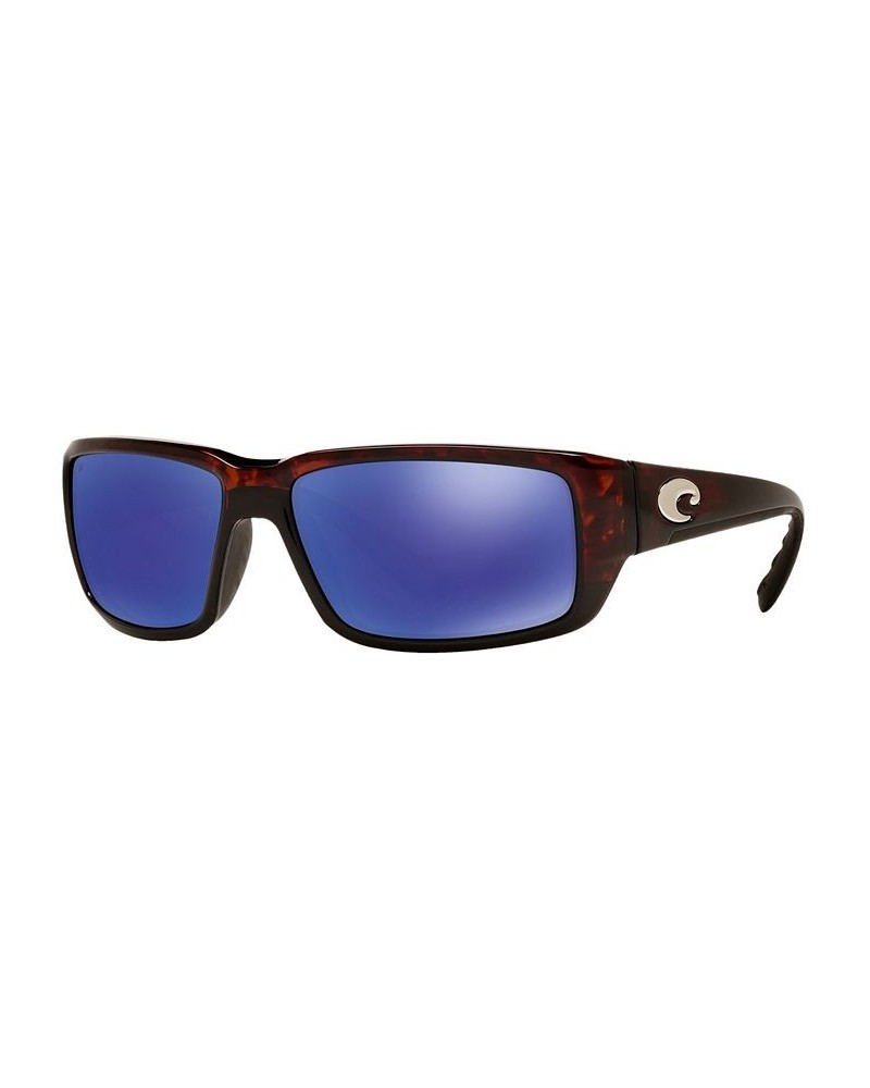 Polarized Sunglasses FANTAIL 59P TORTOISE/ BLUE MIRROR POLAR $60.06 Unisex