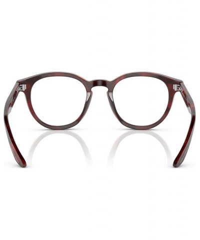 Men's Phantos Eyeglasses AR722750-O Striped Brown $52.65 Mens