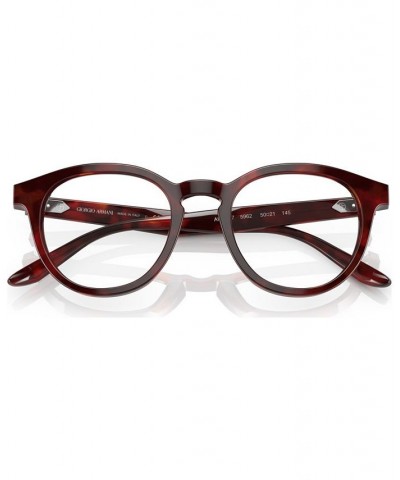 Men's Phantos Eyeglasses AR722750-O Striped Brown $52.65 Mens