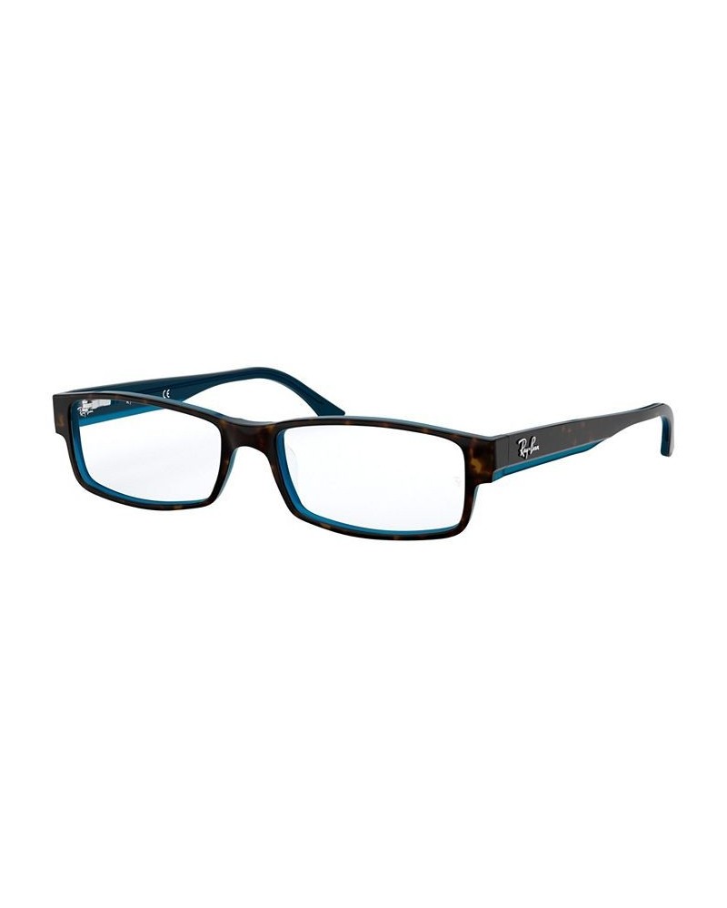 RX5114 Unisex Rectangle Eyeglasses Heather Black $46.48 Unisex