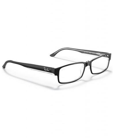 RX5114 Unisex Rectangle Eyeglasses Heather Black $46.48 Unisex