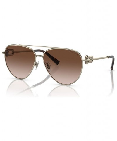 Women's Sunglasses TF3092 Silver-Tone $123.60 Womens