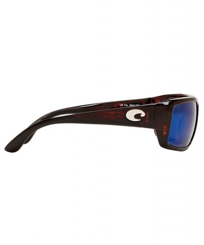 Polarized Sunglasses FANTAIL 59P TORTOISE/ BLUE MIRROR POLAR $60.06 Unisex