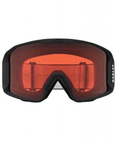 Men's Line Miner Snow Goggles OO7070 Black $30.39 Mens