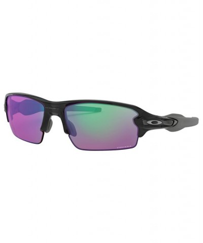 Men's Low Bridge Fit Sunglasses OO9271 Flak 2.0 61 Black $52.92 Mens