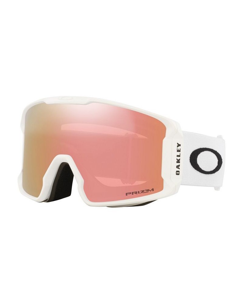 Unisex Line Miner L Snow Goggles OO7070-C5 Matte White $48.30 Unisex