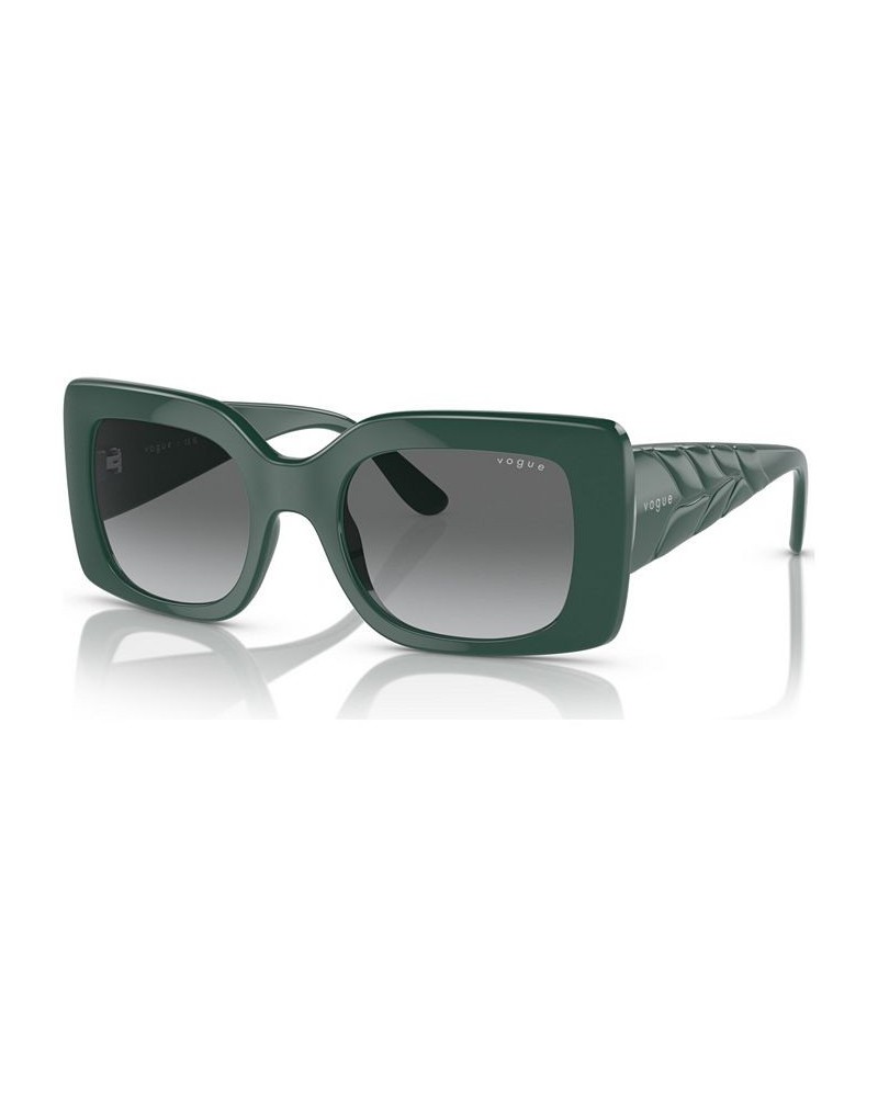 Women's Sunglasses VO5481S Full Dark Green $23.78 Womens