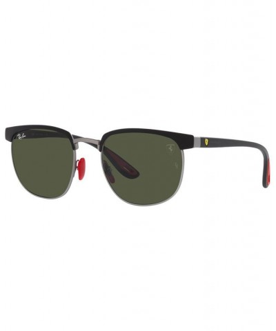 RB3698M Scuderia Ferrari Collection 53 Unisex Sunglasses Black on Gunmetal $32.20 Unisex