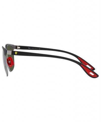 RB3698M Scuderia Ferrari Collection 53 Unisex Sunglasses Black on Gunmetal $32.20 Unisex