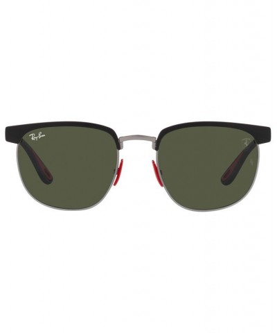 RB3698M Scuderia Ferrari Collection 53 Unisex Sunglasses Black on Gunmetal $32.20 Unisex