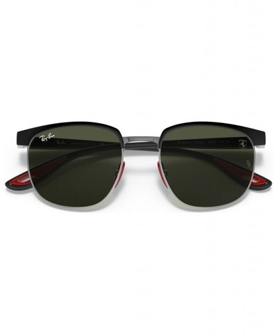 RB3698M Scuderia Ferrari Collection 53 Unisex Sunglasses Black on Gunmetal $32.20 Unisex