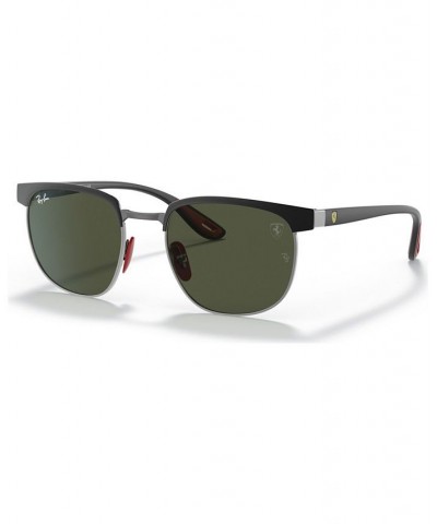 RB3698M Scuderia Ferrari Collection 53 Unisex Sunglasses Black on Gunmetal $32.20 Unisex