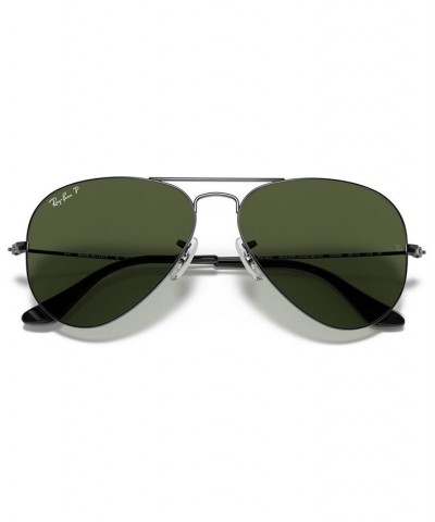 Polarized Sunglasses RB3025 AVIATOR CLASSIC GOLD/GREEN POLAR $31.95 Unisex