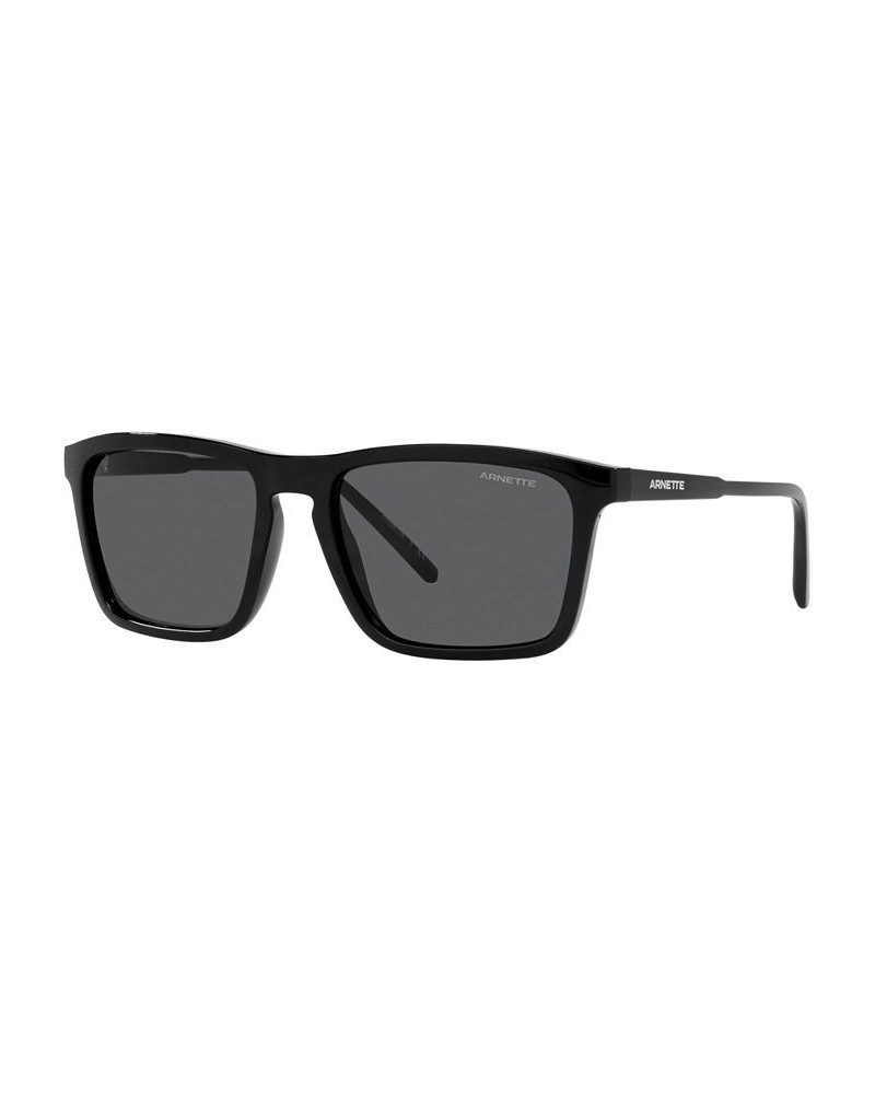 Men's Sunglasses AN4283 56 BLACK/DARK GREY $9.84 Mens